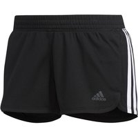 adidas Pacer 3 Stripes Knitted Shorts Damen in schwarz, Größe: L von Adidas