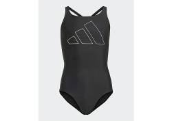 adidas Performance Big Bars Kids Badeanzug, Black von Adidas