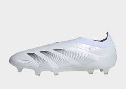 adidas Predator Elite Laceless FG Fußballschuh - Damen, Cloud White / Silver Metallic / Cloud White von Adidas