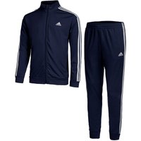 adidas Sportswear Basic 3-Stripes Tricot Trainingsanzug Herren in dunkelblau, Größe: L von Adidas