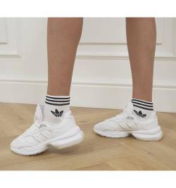 adidas Trefoil Ankle Socks 3 Pack WHITE,White von Adidas