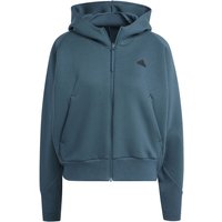 adidas Z.N.E. Sweatjacke Damen in dunkelgrau, Größe: XL von Adidas