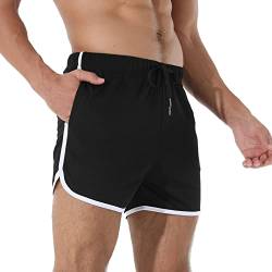 Adigaber Sport Shorts Herren Schnell Trocknend Kurze Hose Mit Tasche Fitness Training Outdoor Sporthose mit Elastische Taille von Adigaber