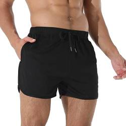 Adigaber Sport Shorts Herren Schnell Trocknend Kurze Hose Mit Tasche Fitness Training Outdoor Sporthose mit Elastische Taille von Adigaber