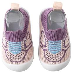 Adigau Baby Lauflernschuhe Jungen Mädchen Unisex Babyschuhe rutschfeste Kleinkind Sneaker Atmungsaktive Turnschuhe A5 9-12 Monate von Adigau