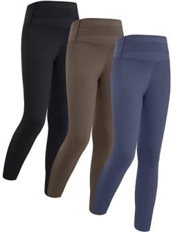 Adigau Mädchen Legging Kinder Gefüttert Fahrradhose Hohe Taille Jogginghose Training Hosen Yoga Pants Shorts von Adigau