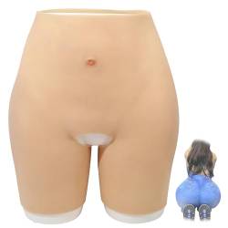 Adima Silikonhosen Hintern Butt Shaper Control Shorts Höschen mit offenem Schritt Hip Enhance Panty Unterwäsche für Cosplay Drag Queen,Color3,Open Style von Adima
