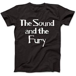 YR The Sound and The Fury Worn by Ian Curtis T-Shirt Cotton Atmosphere Black XL von Admit