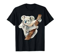 Cute Koala Bear and Baby Realistic Watercolor T-Shirt von Adorable Koalas Design Co.