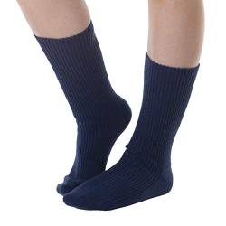 Adorawool Kaschmir-Merino-Bett & Lounge-Socken – warme und warme Zehen für den Winter Gr. One size, marineblau von Adorawool