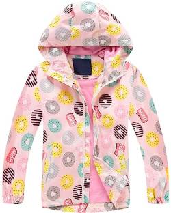 Adorel Mädchen Regenjacke Wasserabweisend Atmungsaktiv Rosa 110 EU (Herstellergröße 110) von Adorel