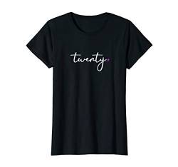 Damen 20th Birthday Gift Ideas for Her Women | Party Twenty Pink T-Shirt von Adult Birthday Shirts by alphabet lab