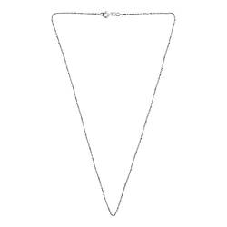 AeraVida Halskette aus 925er Sterlingsilber, italienische Qualität, 0,75 mm, italienische Halskette für Damen, Halskette aus Sterlingsilber für Damen, lange Halskette von AeraVida