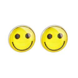 Everyday Ohrstecker Emoji auf 925er Sterlingsilber, Metall, nicht bekannt von AeraVida