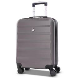 Aerolite 55x40x20 Lufthansa Eurowings TUI SunExpress Condor Ryanair Priority 4 Rollen Leichter Hartschale Bordgepäck Handgepäck Handgepäckkoffer Kabinentrolley Trolley Koffer von Aerolite