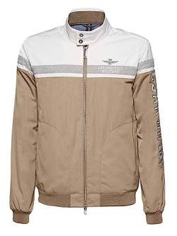 Aeronautica Militare Herrenjacke AB1843 C-SAR Fahrer Beige tg M, L, XL, 2XL AM1/6, beige, M von Aeronautica Militare