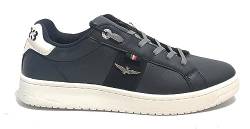 Sneaker Aeronautica Militare ecopelle blu navy U24AR04 232SC211 41 von Aeronautica Militare