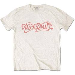 Aerosmith 'Classic Logo' (Natural) T-Shirt (x-Large) von Aerosmith
