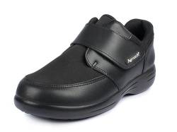 Aerosoft Klett-Halbschuh Stretch 16 Damen Herren Weite G-H rutschhemmend (schwarz, Numeric_37) von Aerosoft