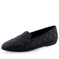 Aerosoles Damen Betunia Slip On Loafer mit Memory Foam Fußbett, Schwarz (gesteppt), 40.5 EU von Aerosoles