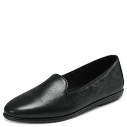 Aerosoles Damen Betunia Slipper, Schwarz Leder, 39.5 EU von Aerosoles