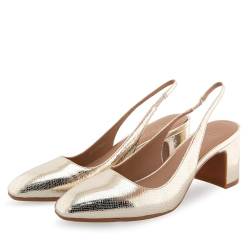 Aerosoles Damen Mags Pumps, Platino-Leder, 42.5 EU von Aerosoles