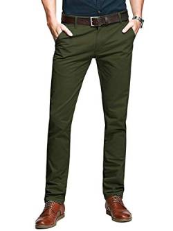 Aeslech Jungen Cargohose Hose mit 8 Taschen Regular Fit Cargo Hose Freizeithose Wanderhose Outdoorhose für Kinder Army Grün Tag 140-7-8 Jahre von Aeslech