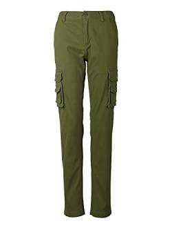 Cargohose Damen Strecken Arbeitshose Cargo Hose Damen y2k schlanke Passform Mehrere Taschen Armee-grün US 8 - DE 36 von Aeslech