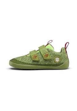 Affenzahn Kid Dragon Sneaker Knit Happy grün Gr. 24 von Affenzahn