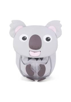 Affenzahn Kleiner Freund Kindergarten-Rucksack für 1-3 Jährige Ergonomisch Reflektierend Ziehzunge mit Namensschild Koala - Grau von Affenzahn