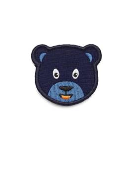 Affenzahn Klett Badge mit verschiedenen Tiermotiven, geeignet für den Daydreamer Abenteuer Rucksack Bär - Blau von Affenzahn