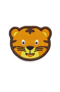 Affenzahn Klett Badge mit verschiedenen Tiermotiven, geeignet für den Daydreamer Abenteuer Rucksack Tiger - Gelb von Affenzahn