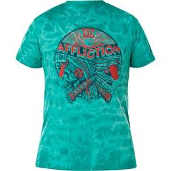 Affliction T-Shirt Blackfoot Grün, M von Affliction