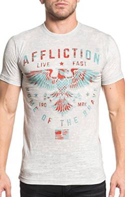 Affliction T-Shirt Standard Athletics Beige, M von Affliction
