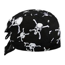 AfinderDE Unisex Modische Skelette Bandana Kopftücher Halstuch Schlauchtuch Biketuch UV Schutz Kopfband für Biking Fahrrad Motorrad Radsport von AfinderDE