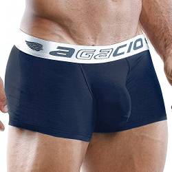 Agacio Herren Sexy Boxershorts, leichte Unterwäsche Blau - Medium von Agacio