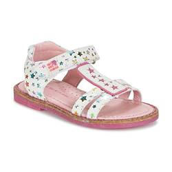 Agatha Ruíz de la Prada 182947, Mädchen T-Spange, Mehrfarbig (Blanco/Estrellas Serraje Laminado/Estampado) - Größe: 24 von Agatha Ruiz de la Prada