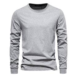 Agess Männer Rundhals Sweatshirt Arbeitskleidung Pullover Herren Basic Arbeitspullover (8,M,M) von Agess