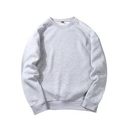 Agess Pullover Herren Warm Sweatshirt Männer Crew Neck Sweat Herbst und Winter Arbeitspullover Basic Bluse (4,M,M) von Agess