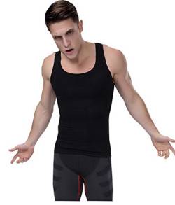 Abnehmen Body Lift Shaper Bauch Buster Taille Shapewear Compression Vest, Größe DE L/Tag XL, Farbe Schwarz von Ahatech