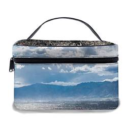 Leder-Make-up-Tasche, Cochabamba Bolivien, wasserdichte tragbare Make-up-Taschen von Ahdyr