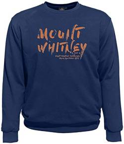 Ahorn Sportswear Übergrößen Sweatshirt Mount Whitney orange Alpine Blue 10XL von Ahorn Sportswear