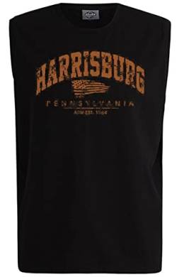 Ahorn Sportswear Übergrößen Tanktop Harrisburg Orange Schwarz 6XL von Ahorn Sportswear