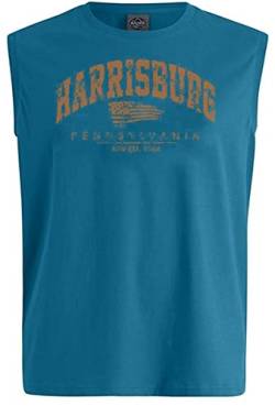 Ahorn Sportswear Übergrößen Tanktop Harrisburg Orange Water Blue 6XL von Ahorn Sportswear