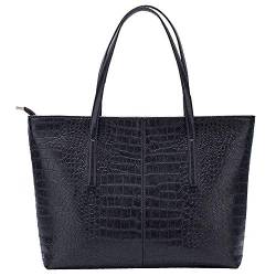 AiSi, Damen Tote-Tasche Crocodile Pattern Einheitsgröße von AiSi