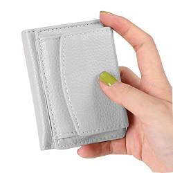 Aibyks Zusammenklappbare Mini-Geldbörse | Faltbares Kreditkartenetui,Kleine Brieftasche, schlanker Designer-Kreditkartenhalter, RFID-blockierende Reisebrieftasche, Geldbörse für Damen und Herren von Aibyks