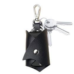 Fledermaus-Schlüsselhülle, Aufbewahrungsbox für Fledermausschlüssel aus PU-Leder - Schützendes ausziehbares Schlüsseletui,Kreative Cartoon-Fledermaus-Autoschlüsseltasche, tragbare Aibyks von Aibyks