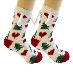 Händchen Haltende Paarsocken – Weihnachtssocken Mit Magnetischen Händen | Hand In Hand Magnetsocken 3D Puppenpaar Socken | Weihnachtssocken Mit Mittlerer Röhre Für Pärchen Und Freunde von Aibyks