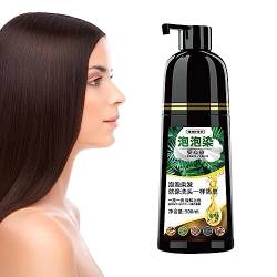 Instant Plant Bubble Natürliches Haarfärbeshampoo - Haarfarben-Shampoo | Blasenhaarfarbe für einfaches Haarfärben, Selbstpflege-DIY-Haarfärbung für Frauen und Männer Aibyks von Aibyks