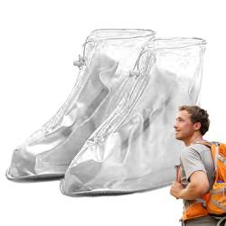 Stiefelüberzüge - Wasserdichter Schuhüberzugsschutz - Wiederverwendbarer Stiefelüberzugsschutz, Regenschuhschutz zum Wandern, Klettern im Freien Aibyks von Aibyks